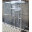 Komplett Voliere inkl. Tür und Dach ca.1x2 Meter